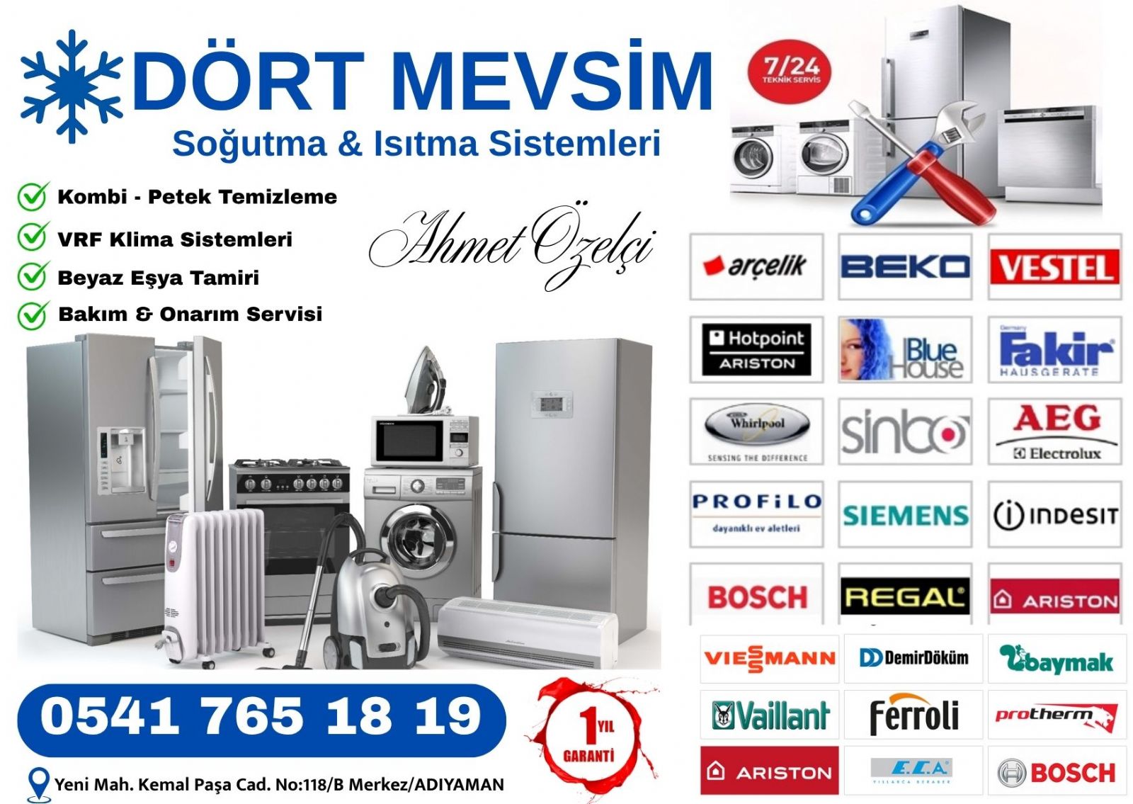 Adıyaman Demirdöküm Servisi