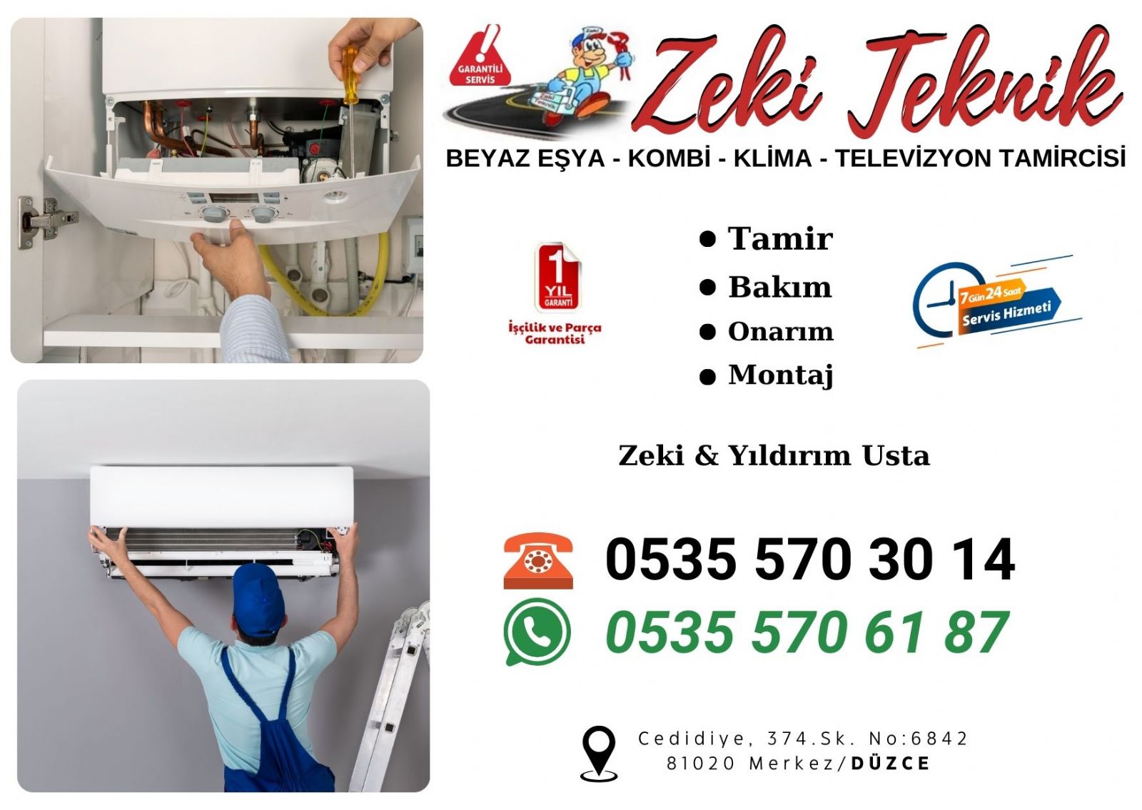 Düzce Demirdöküm Servisi 