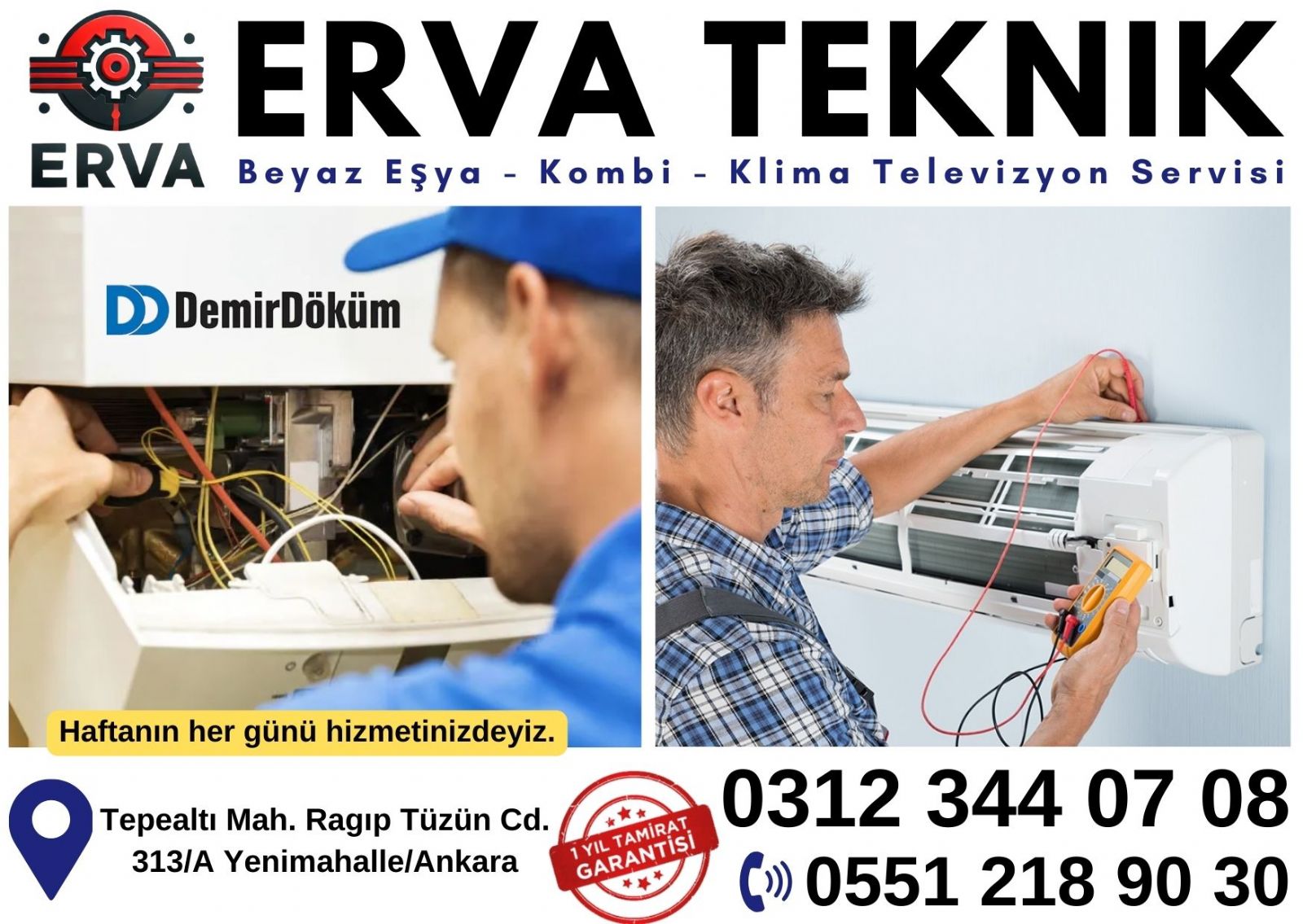 Demetevler Demirdöküm Servisi