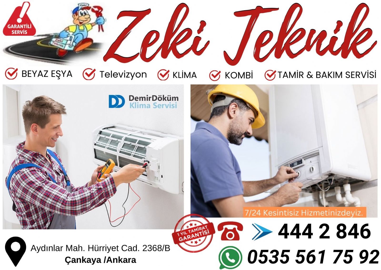 Balgat Demirdöküm Servisi 