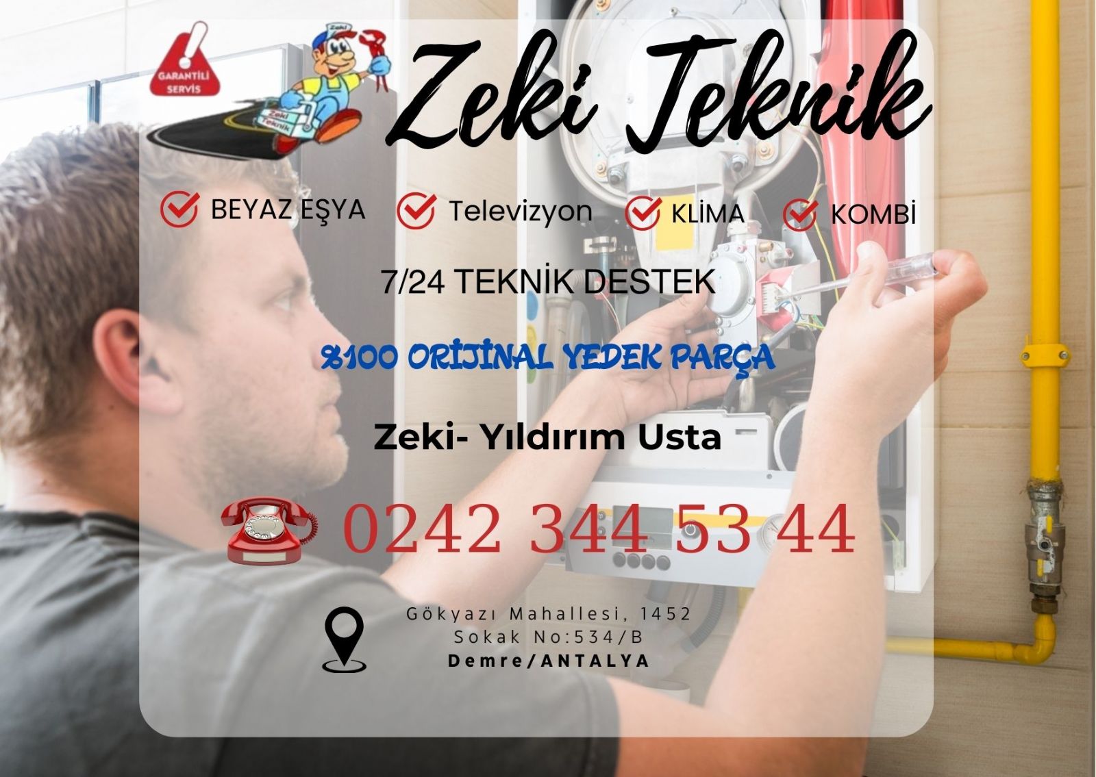 Demre Demirdöküm Servisi
