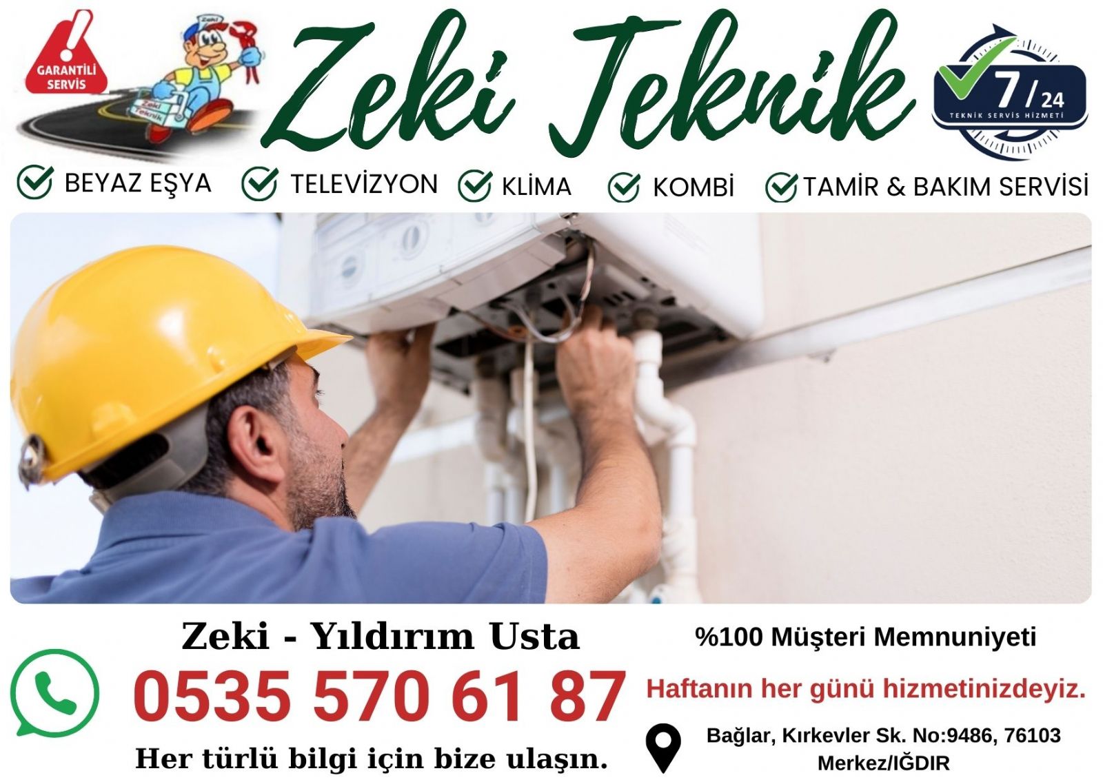 Iğdır Demirdöküm Servisi