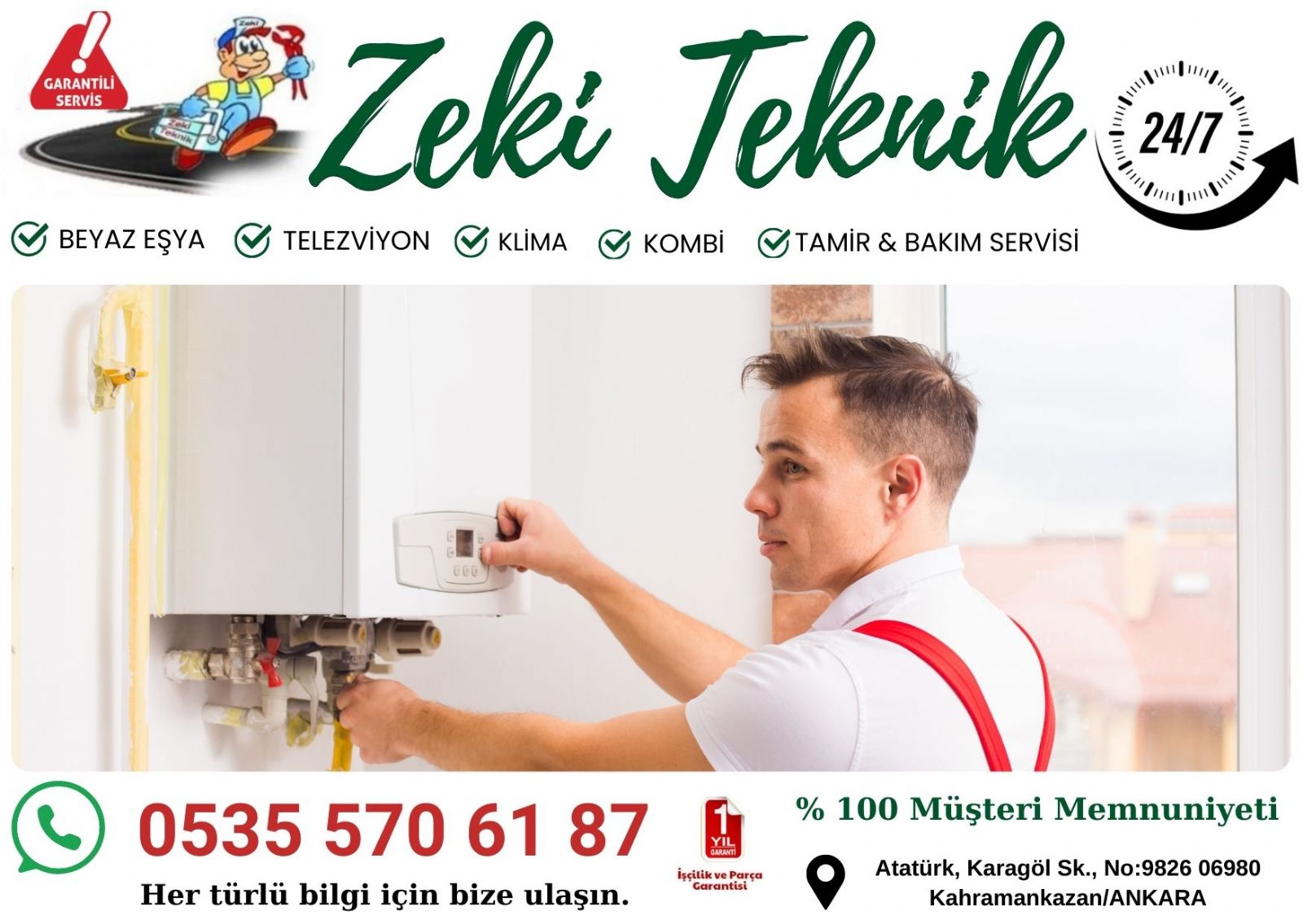 Kahramankazan Demirdöküm Servisi