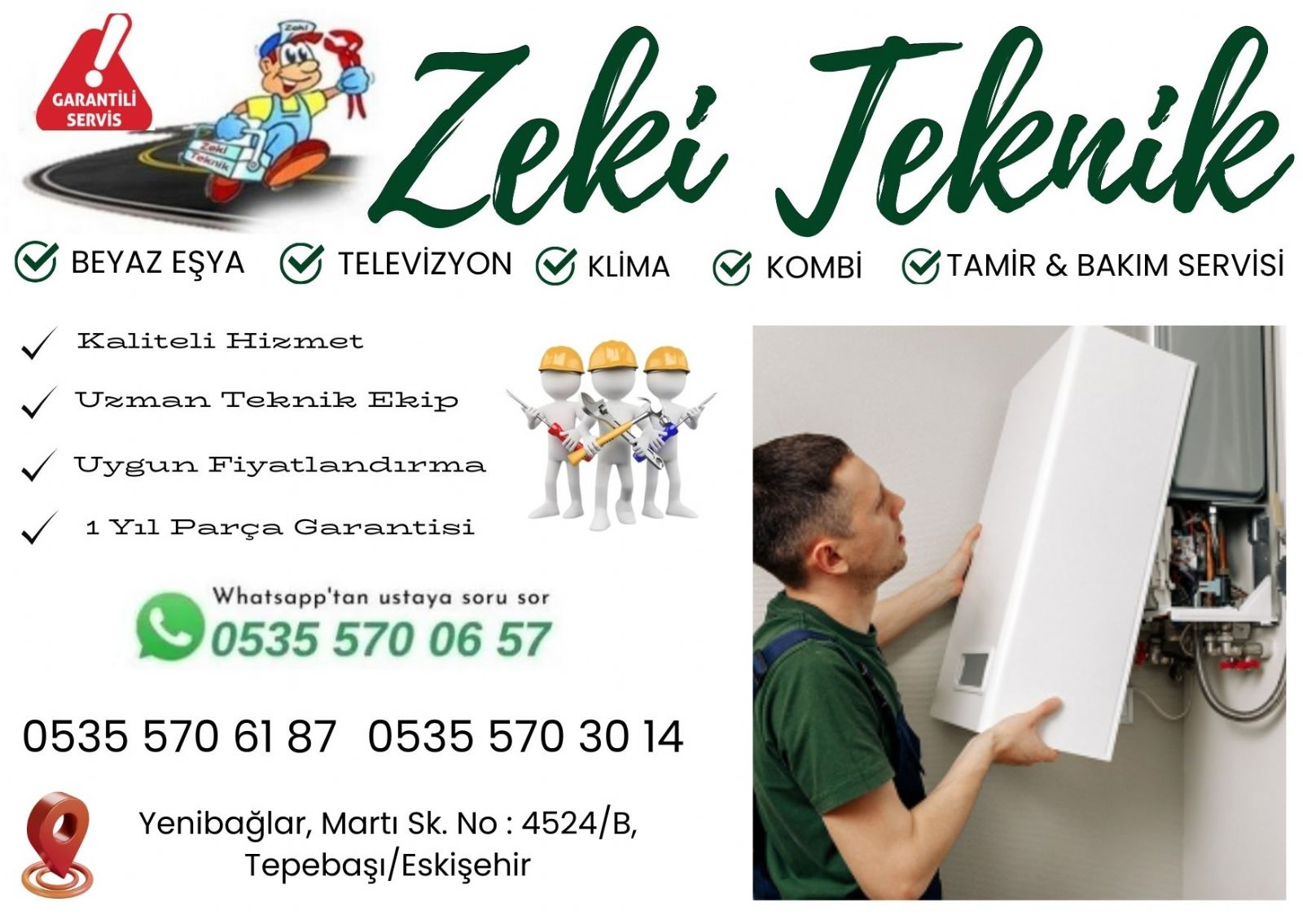 Tepebaşı Demirdöküm Servisi